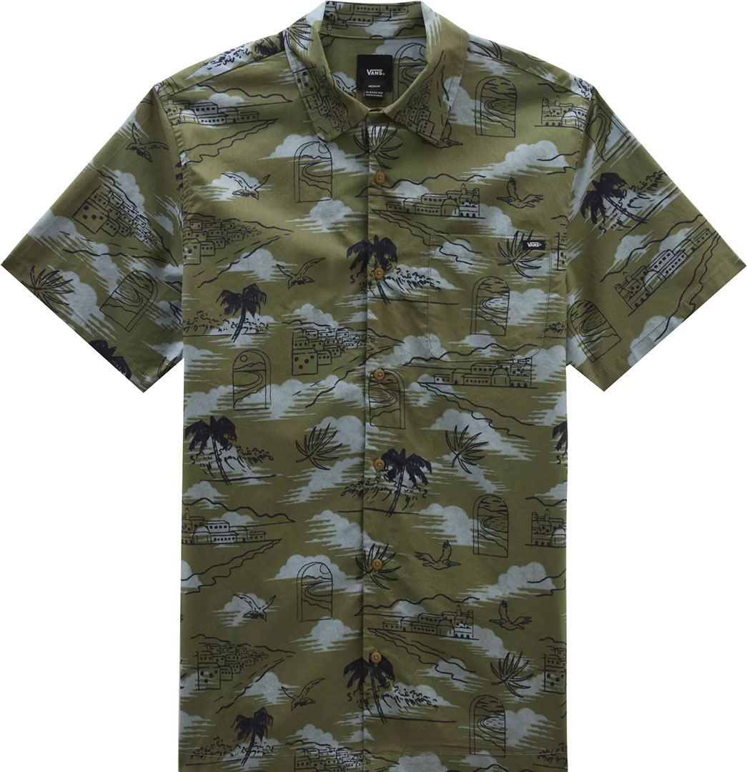 VANS DAVISTA SS Hemd 2024 olivine - S